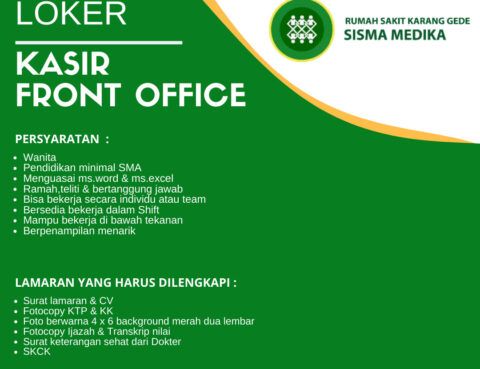 Lowongan Kerja Kasir Rumah Sakit
