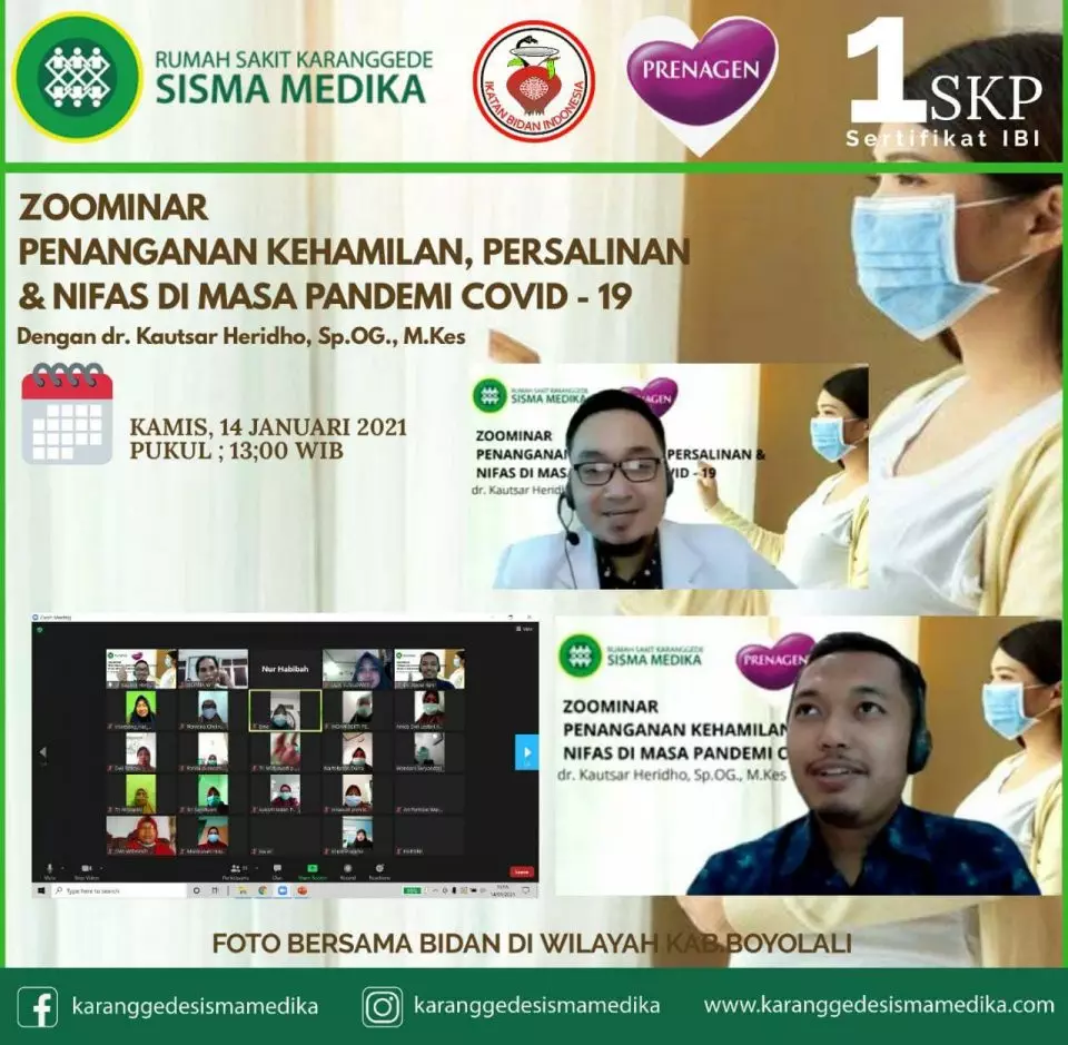 Zoominar Penanganan Kehamilan Persalinan