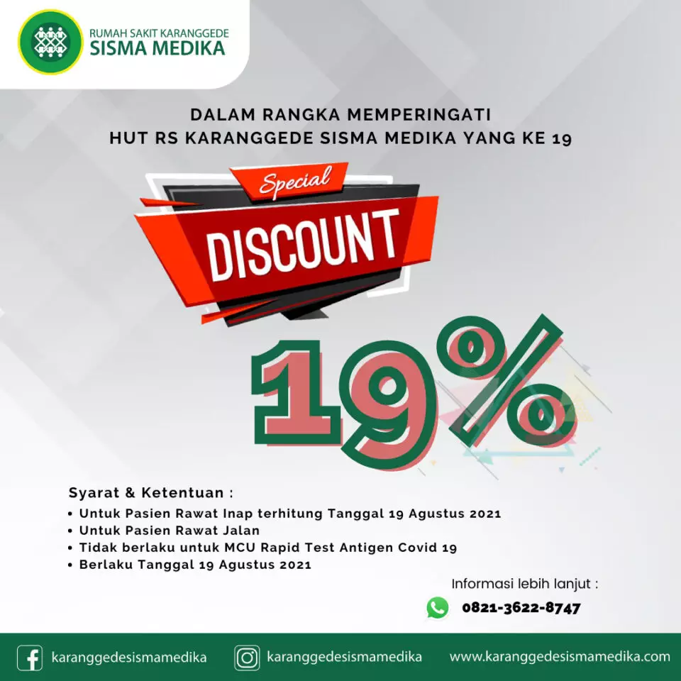 Spesial Diskon Promo HUT RS