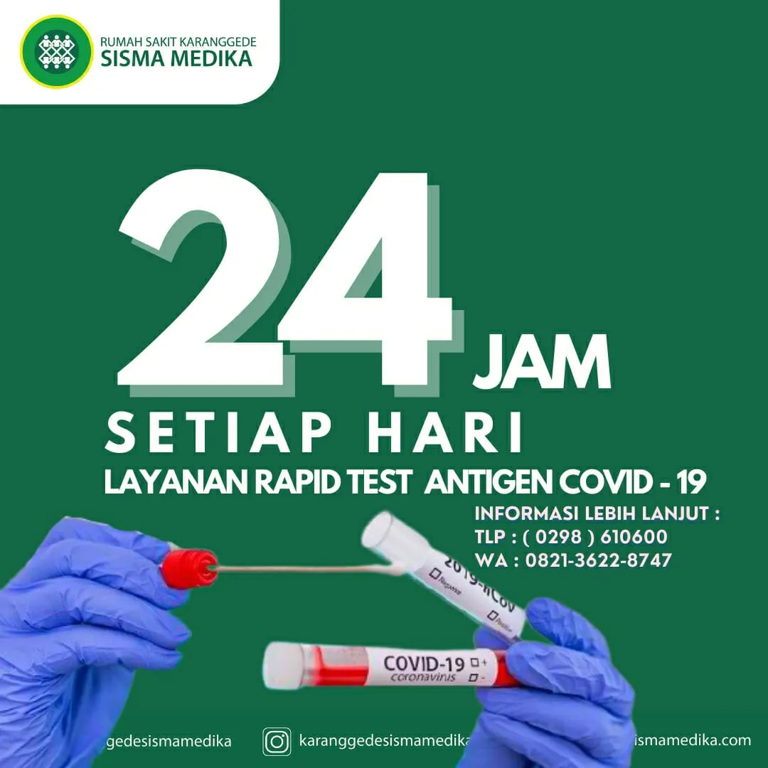 Layanan Rapid Test Antigen 24 Jam Layanan Rapid Test Antigen 24 Jam