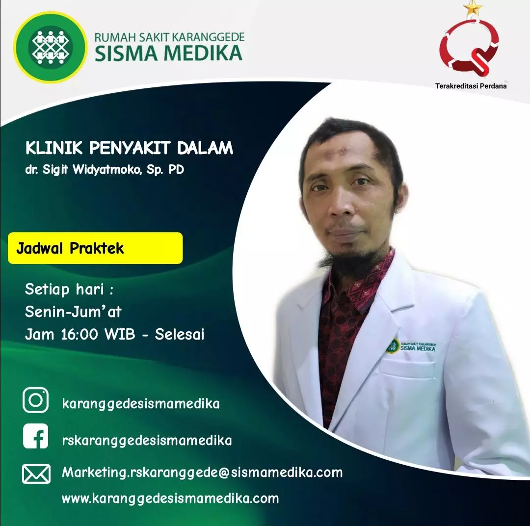 Jadwal Klinik Penyakit Dalam Rumah Sakit Karanggede Sismamedika